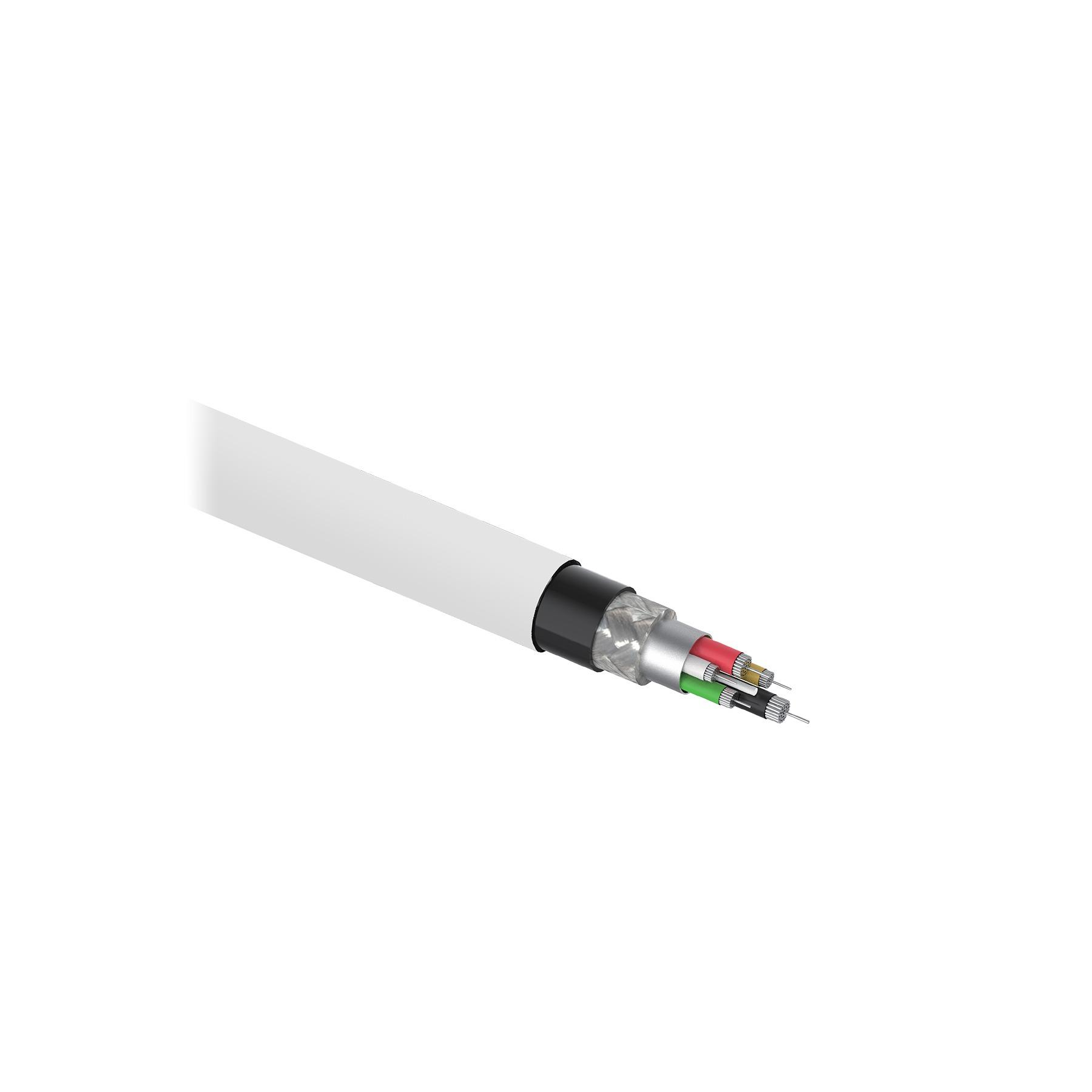 Xp 2300 Bela 100 120 Cm Dolzina Usb Lightning Apple Iphone Ipad Ipod Polnilni Kabel Prenos Podatkov Podatkovni Kabel Half.jpg
