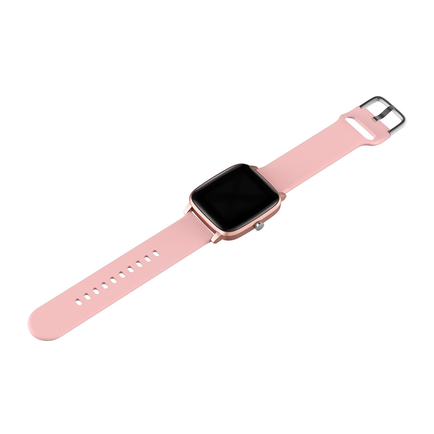 Xp 6217 Rose Roza Pametna Sportna Ura Srcni Utrip Telesna Temperatura Nadzor Aktivnosti Spanja Opozorila Vibriranje Bluetooth Opozorila Zaslon Na Dotik Touch Barvni 4 1.jpg
