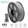 Filament za 3D tisk Sunlu ABS, siva