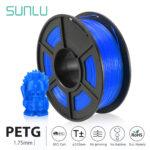 Filament za 3D tisk Sunlu PETG, modra