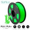 Filament za 3D tisk Sunlu PLA, zelena