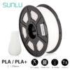 Filament za 3D tisk Sunlu PLA, bela