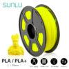 Filament za 3D tisk Sunlu PLA rumena